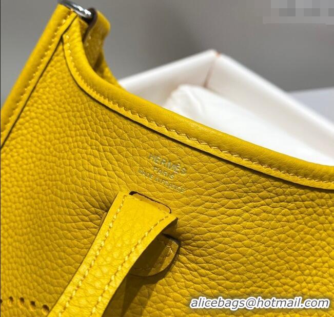 Well Crafted Hermes Evelyne Mini Bag 18cm in Togo Calfskin H0118 Amber Yellow 2025