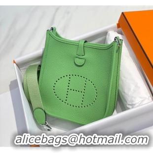 Grade Quality Hermes Evelyne Mini Bag 18cm in Togo Calfskin H0118 Avocado Green 2025