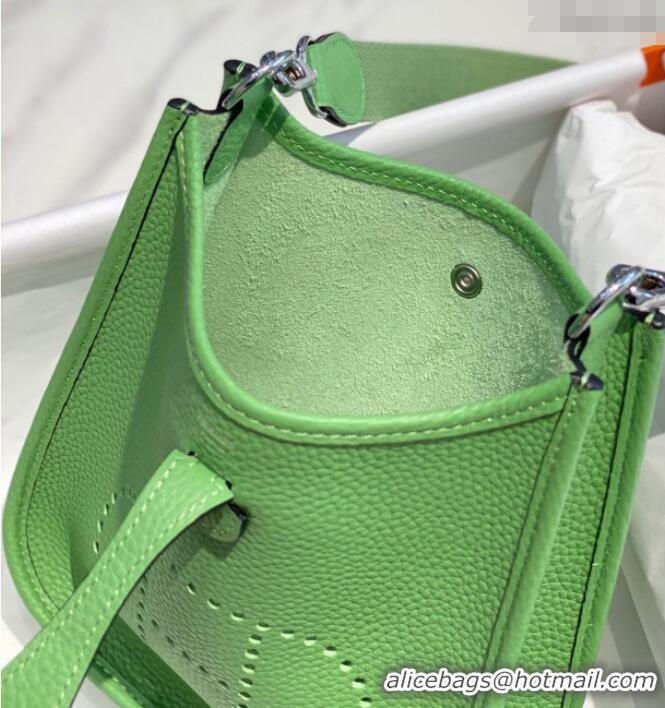 Grade Quality Hermes Evelyne Mini Bag 18cm in Togo Calfskin H0118 Avocado Green 2025