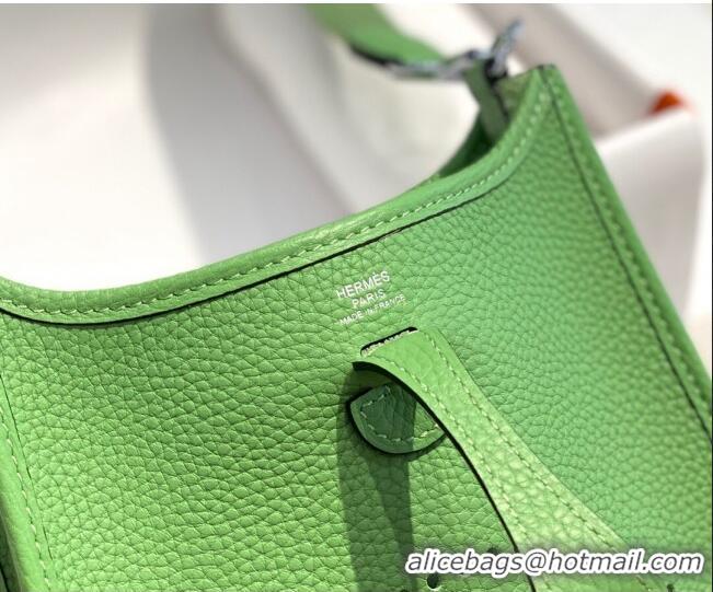 Grade Quality Hermes Evelyne Mini Bag 18cm in Togo Calfskin H0118 Avocado Green 2025