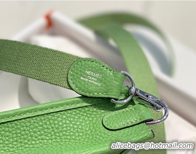 Grade Quality Hermes Evelyne Mini Bag 18cm in Togo Calfskin H0118 Avocado Green 2025