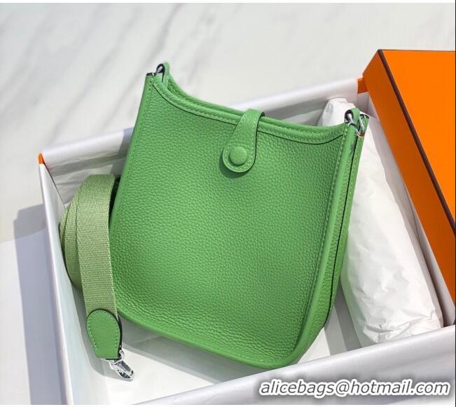 Grade Quality Hermes Evelyne Mini Bag 18cm in Togo Calfskin H0118 Avocado Green 2025