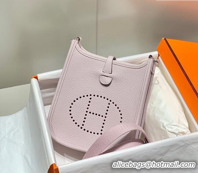 Shop Discount Hermes Evelyne Mini Bag 18cm in Togo Calfskin H0118 Dreamy Purple 2025