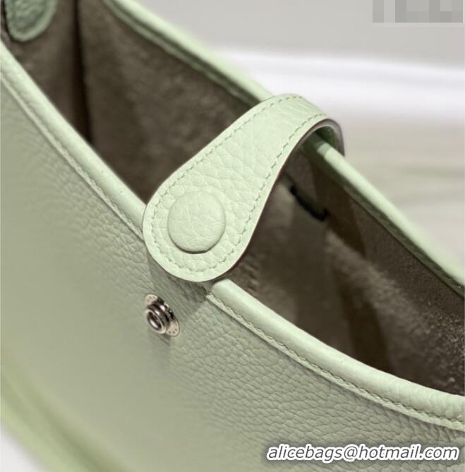 New Fashion Hermes Evelyne Mini Bag 18cm in Togo Calfskin H0118 Bubble Green 2025