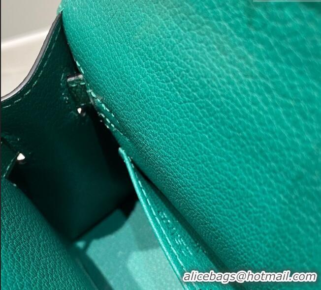 Low Price Hermes Mini Kelly II Bag 19cm in Epsom Leather 0118 Emerald Green 2025