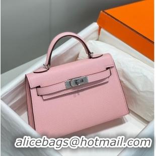 Low Cost Hermes Mini Kelly II Bag 19cm in Epsom Leather 0118 3Q Pink 2025