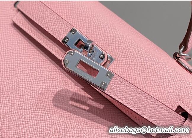 Low Cost Hermes Mini Kelly II Bag 19cm in Epsom Leather 0118 3Q Pink 2025