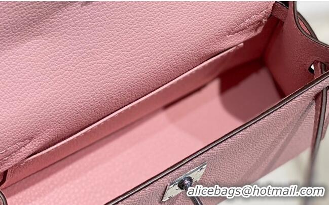 Low Cost Hermes Mini Kelly II Bag 19cm in Epsom Leather 0118 3Q Pink 2025