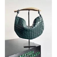 Inexpensive Bottega Veneta Sardine Bag in Intrecciato Leather 716082 Dark Green 2024