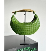 Good Quality Bottega Veneta Sardine Bag in Intrecciato Leather 716082 Green 2024