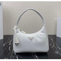 Top Grade Prada Re-Nylon Prada Re-Edition 2000 mini-bag 1NE515 P123020 White 2024