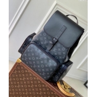 Shop Discount Louis Vuitton Trio Backpack bag in Black Monogram Canvas M44658 2024