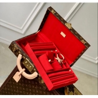 Good Product Louis Vuitton Boîte Bijoux 34 Jewelry Vanity Case M20076 Rouge Fusion Red 2024