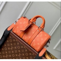 Grade Quality Louis Vuitton Keepall Bandouliere 25 Bag in Monogram Canvas M31044 Orange 2024