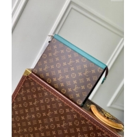 Well Crafted Louis Vuitton Pochette Voyage MM Pouch in Monogram Macassar Canvas M12820 Green 2024