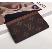 Trendy Design Louis Vuitton Card Holder Wallet M60703 Brown Monogram Canvas 2024