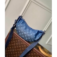 Famous Brand Louis Vuitton Hamac Hobo Bag PM in Navy Blue Monogram Gradient Canvas M11594 2024