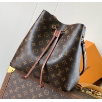 Big Discount Louis Vuitton NeoNoe MM Bucket Bag in Monogram Canvas M44887 Caramel 2024