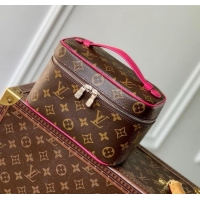 Top Grade Louis Vuitton Nice Mini Vanity Case in Monogram Canvas M12650 Pondichery Pink 2025