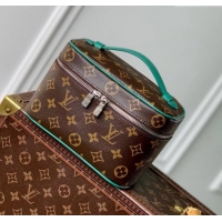 Popular Style Louis Vuitton Nice Mini Vanity Case in Monogram Canvas M12647 Green 2025