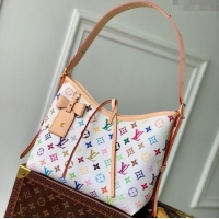 Most Popular Louis Vuitton LV x TM CarryAll PM Bag in Multicolored Monogram Canvas M13661 White 2025