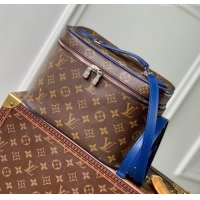 Good Quality Louis Vuitton Nice BB Vanity Case Bag in Monogram Canvas M12668 Blue 2025