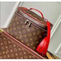 Unique Style Louis Vuitton Nice BB Vanity Case Bag in Monogram Canvas M12671 Red 2025