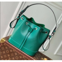 Buy Discount Louis Vuitton Noe BB Bucket Bag in Green Epi Grained Leather M12847 Green 2025