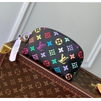 Best Price Louis Vuitton LV x TM Cosmetic Pouch PM Bag in Multicolored Monogram Canvas M13744 Black 2025