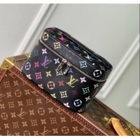 Well Crafted Louis Vuitton LV x TM Nice Mini Vanity Case Bag in Multicolored Monogram Canvas M14033 Black 2025