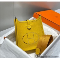 Well Crafted Hermes Evelyne Mini Bag 18cm in Togo Calfskin H0118 Amber Yellow 2025