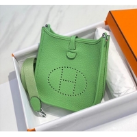 Grade Quality Hermes Evelyne Mini Bag 18cm in Togo Calfskin H0118 Avocado Green 2025