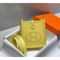 Well Crafted Hermes Evelyne Mini Bag 18cm in Togo Calfskin H0118 Chick Yellow 2025