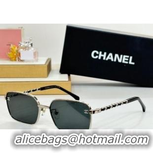 Traditional Specials Chanel Sunglasses with Chain CH4282 Grey/Silver 2024