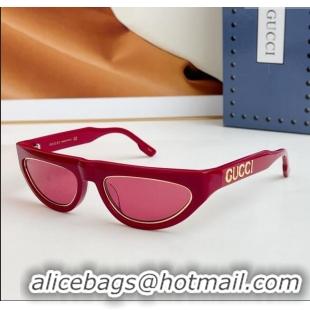 Top Design Gucci Sunglasses CH1062 Red 2024