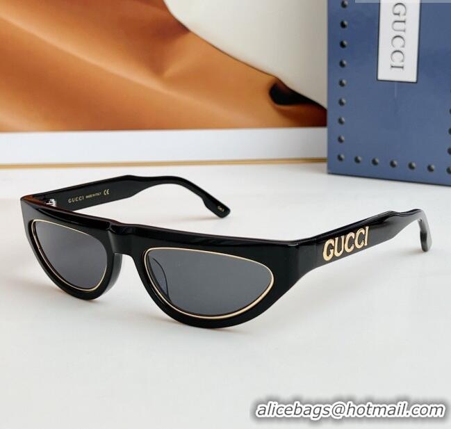 Well Crafted Gucci Sunglasses CH1062 Black/Grey 2024