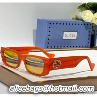 Original Cheap Gucci Sunglasses CH0516 Orange 2024