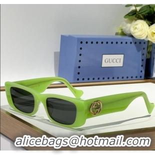 Good Product Gucci Sunglasses CH0516 Green/Grey 2024