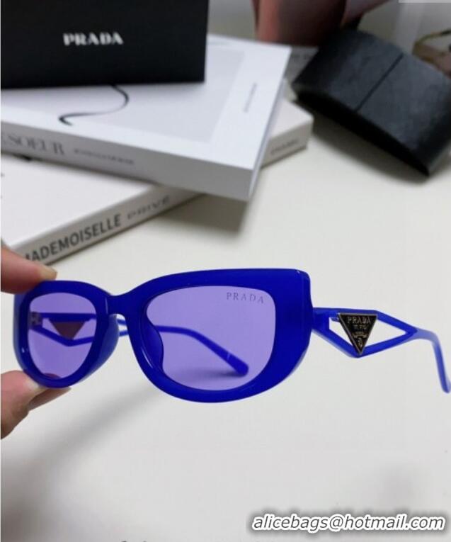 Lowest Cost Prada Sunglasses PR102502 Blue 2024