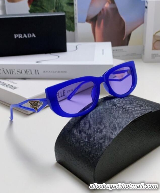 Lowest Cost Prada Sunglasses PR102502 Blue 2024