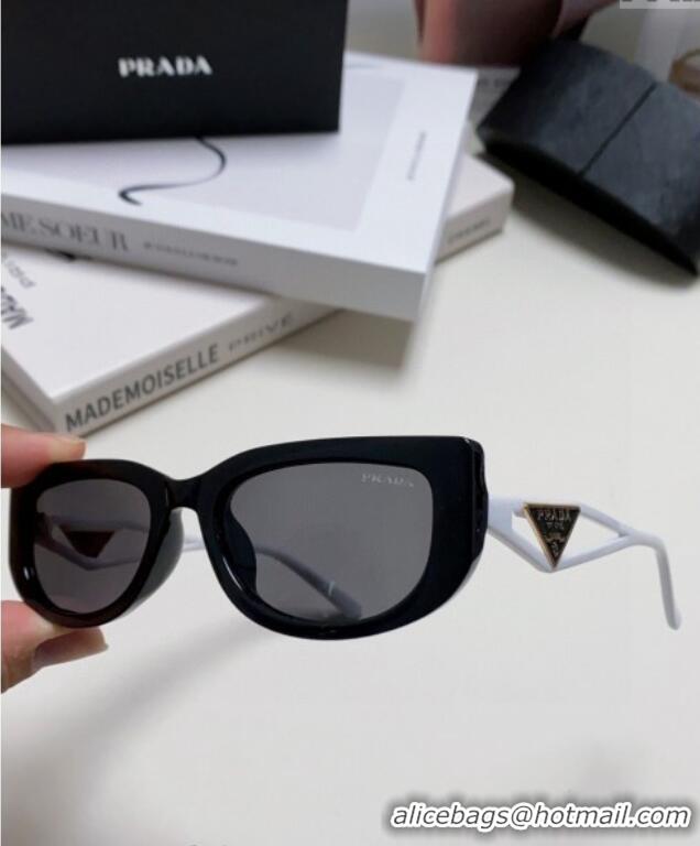 Most Popular Prada Sunglasses PR102502 Black/White 2024