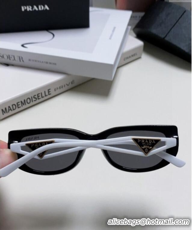 Most Popular Prada Sunglasses PR102502 Black/White 2024