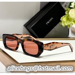 Top Quality Prada Sunglasses PRB05S Coral Pink 2024