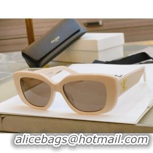 Buy Cheapest Celine Sunglasses CE40216 Beige 2024