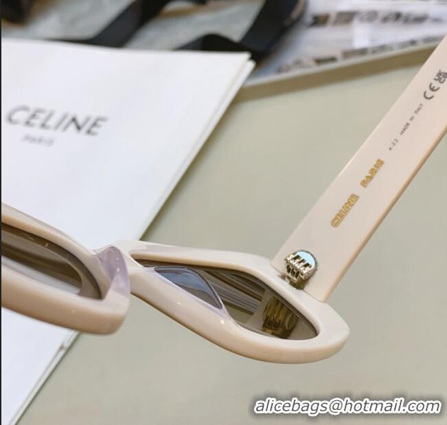 Buy Cheapest Celine Sunglasses CE40216 Beige 2024