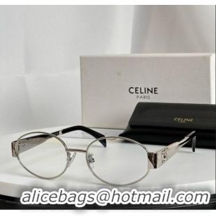 Popular Style Celine Triomphe Glasses CL40235U 08 Silver 2025