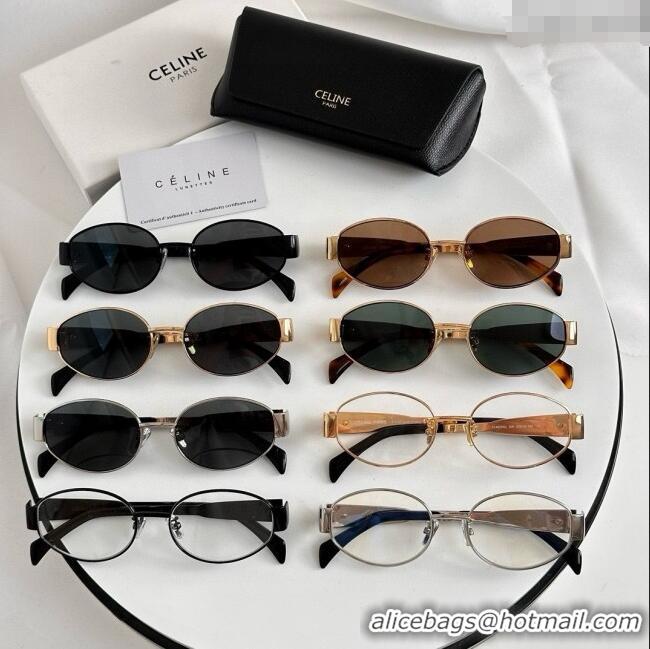 Popular Style Celine Triomphe Glasses CL40235U 08 Silver 2025