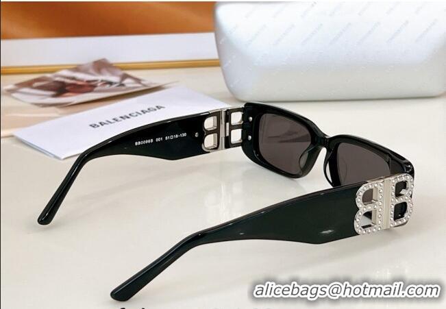 Traditional Specials Balenciaga Sunglasses with Strass BB0096 Black 2024