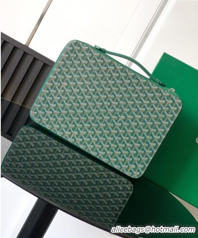 Modern Classic Goyard Compagnon Universel A4 Business Bag GY8065 Green 2025