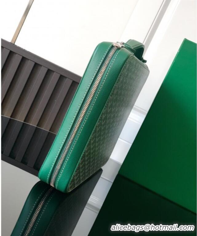 Modern Classic Goyard Compagnon Universel A4 Business Bag GY8065 Green 2025